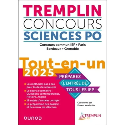 Image de Tremplin Concours Sciences Po Tout en un 2025