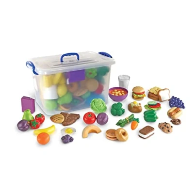 Image de Learning Resources Aliments en plastique pour la classe New Sprouts, 29 x 24,5 38,5, Beige