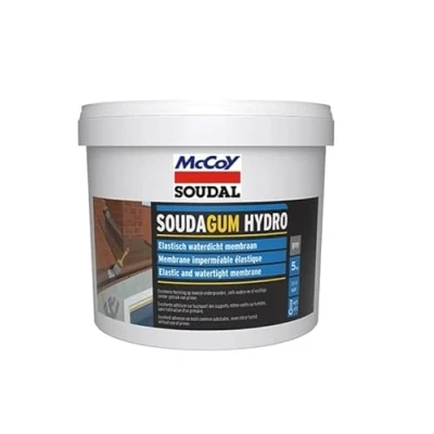 Afbeelding van Soudagum Hydro Elastisch waterdicht membraan Soudal 5 kg