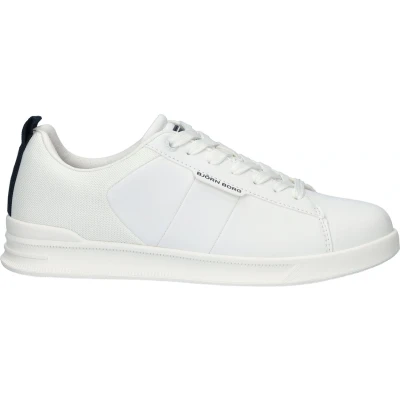 Afbeelding van Björn Borg Sneakers laag, Heren, Maat: 45, Wht Leer/ synthetisch