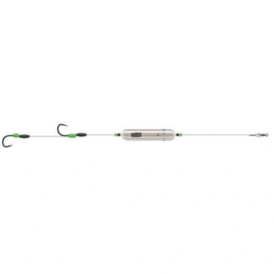 Afbeelding van Madcat Adjusta Profi River Rig Noseclip Meerval Onderlijn 6/0+6/0 180cm (100lb) onderlijnen