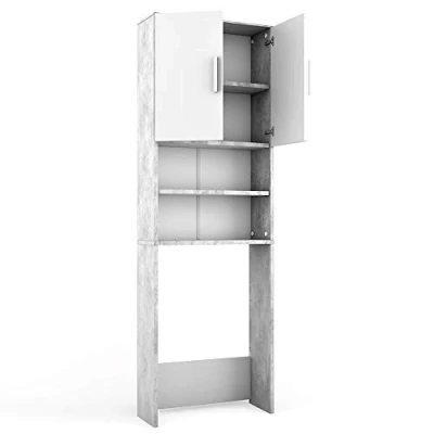 Afbeelding van Vicco Wasmachinekast , Beton/Beton, 64 x 190 cm