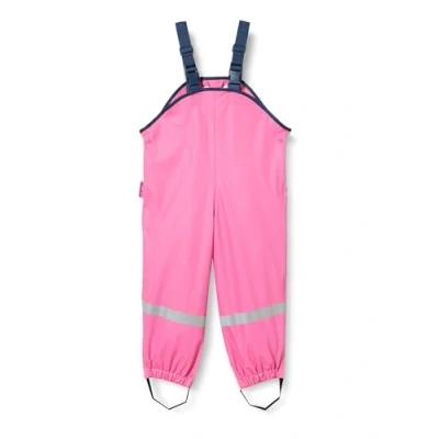 Afbeelding van Playshoes Lined Rainpants GEFÜTTERTE Regenhose Regenbroek voor kinderen, Maat: 80, Pink