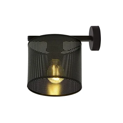 Afbeelding van Emibig Wandlamp Jordan Zwart 23 cm