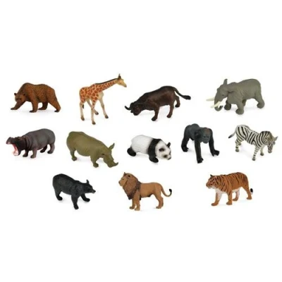 Afbeelding van Collecta mini wilde dieren 5 3 cm (12st)