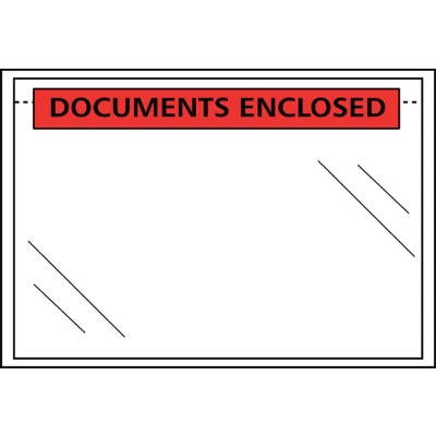 Afbeelding van Cleverpack Documenthouder Documents Enclosed, Ft 230 X 157 Mm, Pak Van 100 Stuks Documentenmap