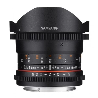 Image de Samyang 12mm T3.1 VDSLR ED AS NCS Fisheye (Canon) (Objectifs)