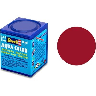 Afbeelding van Karmijnrood Mat Ral 3002 Aqua Color 18 Ml Revell Modelbouwverf Op Waterbasis