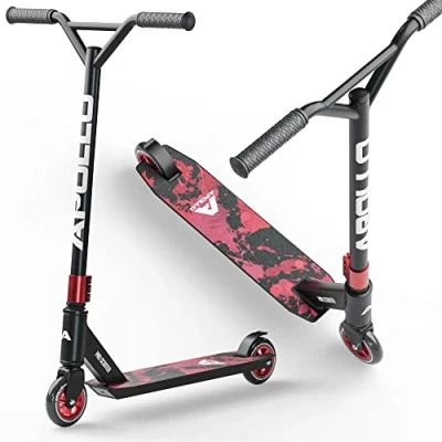 Afbeelding van Apollo Genius Pro 4.0 Semi Stuntstep met ABEC 9 kogellagers, fun scooter, kick trick freestyle step
