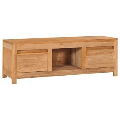 Afbeelding van Tv meubel 100x30x35 cm massief teakhout