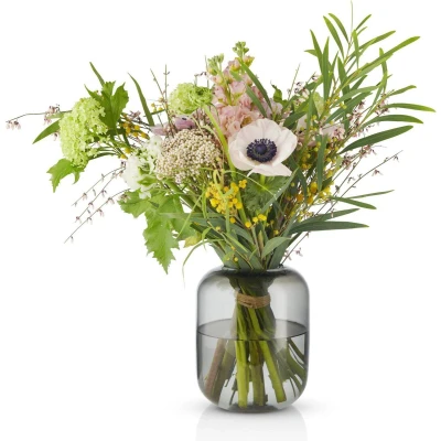 Afbeelding van Eva Solo Acorn Vaas 16,5 cm Stone Grey / Glass