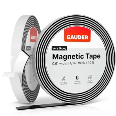 Afbeelding van GAUDER Magneetband Magneetstrip Extreem Zelfklevend Magneetrol