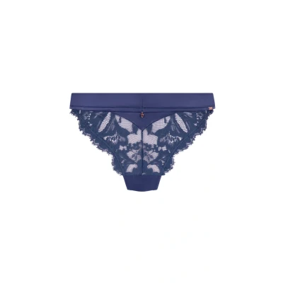 Afbeelding van Hunkemöller Dames Lingerie Hoog uitgesneden string Grace Blauw maat XS