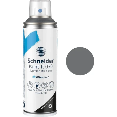 Afbeelding van Schneider S ML03050003 Supreme DIY Spray Paint it 030 Donker Grijs 200ml