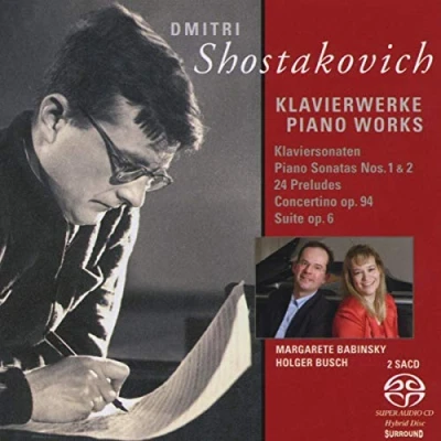 Afbeelding van Margarette Babinsky &amp; Holger Busch Shostakovitch: Piano Works (2 Super Audio CD)