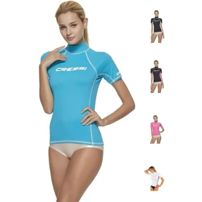Afbeelding van Cressi Rash Guard Hoge overall van zeer elastische speciale stof, lange en korte mouwen, uv bescherming (UPF) 50+ dames (1 stuk)