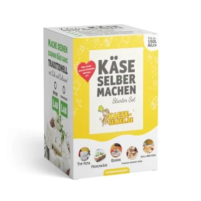 Afbeelding van Starterset met receptenmagazine en video instructies (voor kaas, kwark roomkaas) traditionele kaasproductie