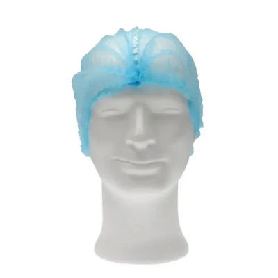 Afbeelding van Haarnetjes CMT Haarnet Clip Cap PP Non Woven Detecteerbaar Blauw Maat L 53cm