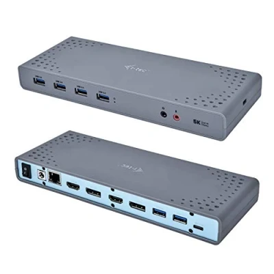 Image de i Tec USB C / A 3.0 4K Dual Video Docking Station d&#039;accueil GigE Europe
