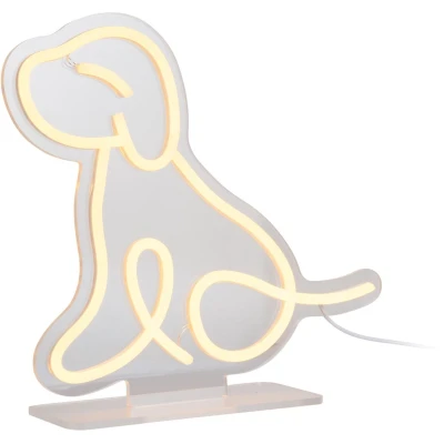 Afbeelding van Leitmotiv Tafellamp Sitting Dog Lichtgeel 27.8x27.8x30cm Scandinavisch