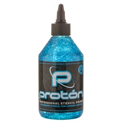 Afbeelding van Proton Professionele sjabloon Primer blauw 250 ml / 8,5 oz tattoo sjablonen, extra sterk