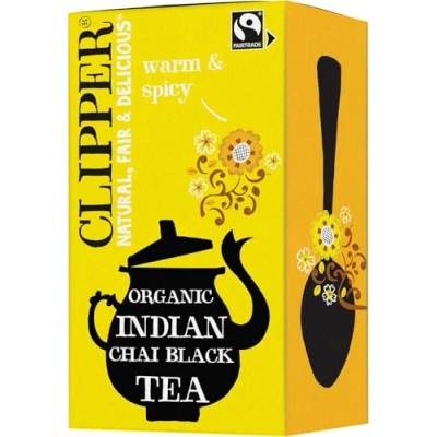 Afbeelding van Clipper Chai Indiase thee 20 zakjes