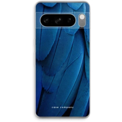 Afbeelding van Case Company® hoesje geschikt voor Google Pixel 8 Pro Pauw Soft Cover Telefoonhoesje Bescherming aan alle Kanten en Schermrand