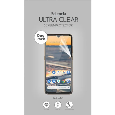 Afbeelding van Selencia Duo Pack Ultra Clear Screenprotector voor de Nokia 5.3