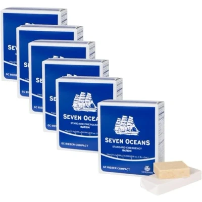 Afbeelding van Seven Oceans noodrantsoen 6 x 500 gram noodvoedsel / lang houdbaar voedsel…