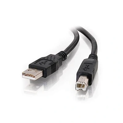 Afbeelding van C2G USB 2.0 A naar B printerkabel compatibel met printers en scanners van HP, Epson, Brother, Samsung, Cannon alle andere A/B apparaten, zwart, 3 m
