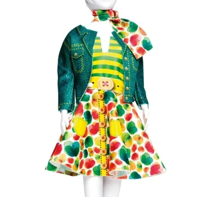 Afbeelding van Making Couture Outfit kit Lucy Green Dress YourDoll PN 0164658