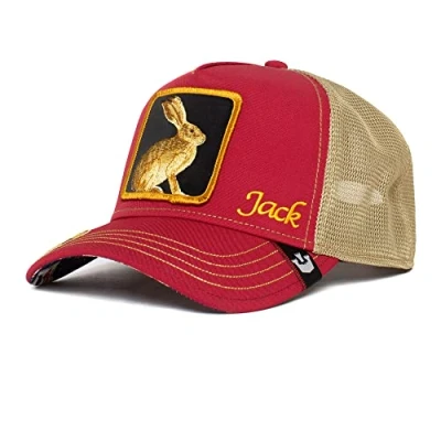 Afbeelding van Goorin Bros Trucker Jacked Casino Serie Red ROT Beige Pet, Heren, Maat: One Size,