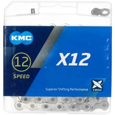 Afbeelding van KMC X12 Fietsketting Zilver 126 links