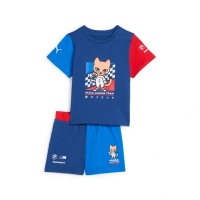 Afbeelding van Puma BMW m Motorsport Kurzarmset Shorts Pro bluem color voor kinderen, Maat: 68, blue