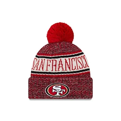 Afbeelding van New Era San Francisco 49ers NFL Sideline Knit muts rood