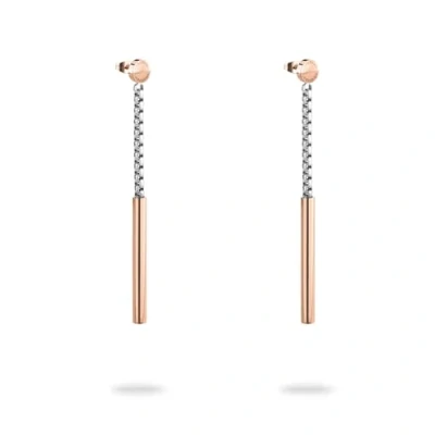 Afbeelding van Liebeskind Berlin Oorbellen, Dames, Maat: One Size, Bicolor silber roségold