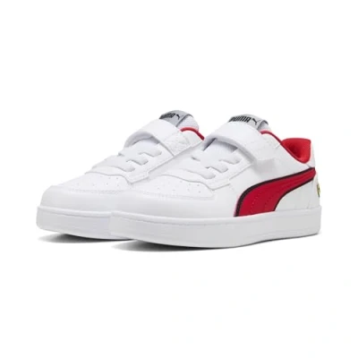 Afbeelding van Scuderia Ferrari Caven 2.0 sneakers, Rood/Wit, Maat 35 PUMA