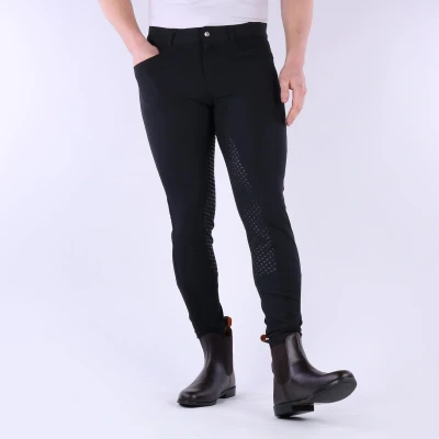 Afbeelding van Harry&#039;s Horse Rijbroek Liciano Full Grip Zwart Heren 44