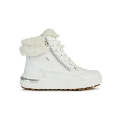 Afbeelding van Geox D Dalyla B ABX Snowboots, Dames, Maat: 36, White Leer en textiel