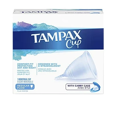 Afbeelding van Tampax Menstruatiecup Regular Ontworpen Met Een Gynaecoloog 1 stuk