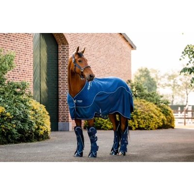 Afbeelding van Horseware Cooler Signature Travel Navy 115/168