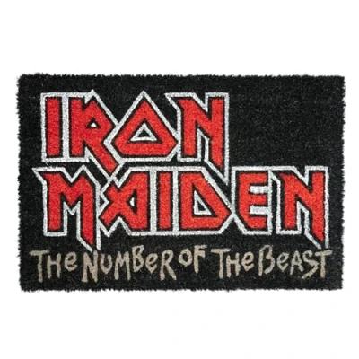 Afbeelding van Grupo Erik Iron Maiden Buitendeurmat, 40 x 60 cm Antislipmat, entreemat Originele deurmat voor buiten, kokosmat, buitentapijt