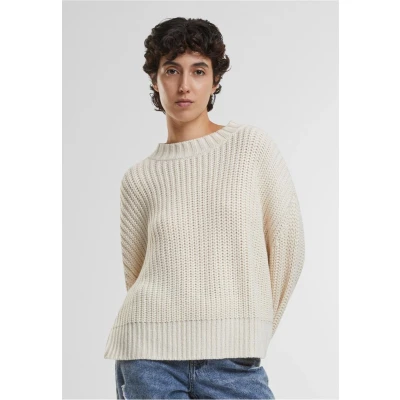 Afbeelding van Urban Classics WIDE Basic Trui, Dames, Maat: XL, Whitesand