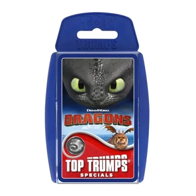 Afbeelding van Top Trumps Educatief reisspel &quot;How to Train Your Dragon&quot; Speel met hik en krokmou de reisgenoot is een cadeau voor kinderen vanaf 6 jaar