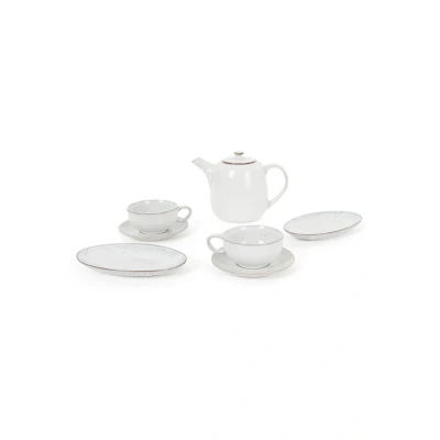 Afbeelding van Broste Copenhagen Nordic Sea Theeset 6 delig Beige