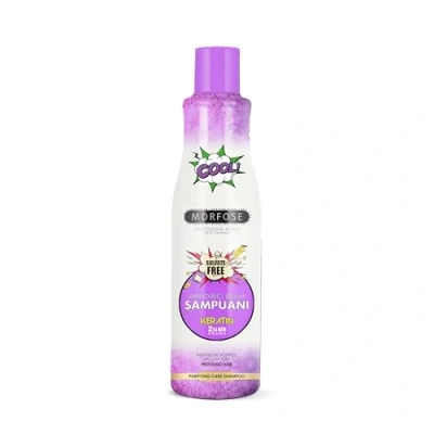 Afbeelding van Morfose 2 in 1 keratinesulfaatvrije shampoo 500 ml voor behandeld haar