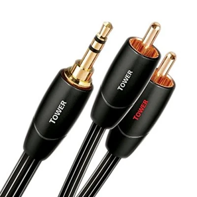 Image de Câble audio Jack 3,5mm Audioquest Tower 3 m Noir