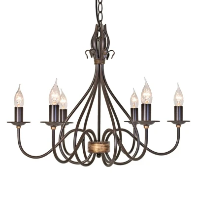 Afbeelding van Kroonluchter Windermere 6 lamps