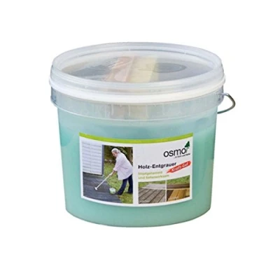 Afbeelding van Osmo Power gel Houtontgrijzer 6609, 2,5 liter. Reinigen en ontgrijzen van houten terrassen andere oppervlakken.
