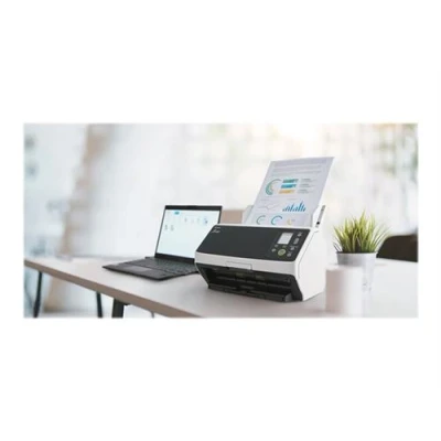 Image de Ricoh fi 8190 Scanner de documents CIS Double Recto verso 216 x 355.6 mm 600 dpi jusqu&#039;à 90 ppm (mono) / (couleur) Chargeur automatique (100 feuilles) 13000 pages par jour Gigabit LAN, USB